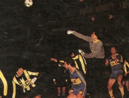 Boca Juniors 1 - Peñarol (Uruguay) 1 - Copa Libertadores 1986 