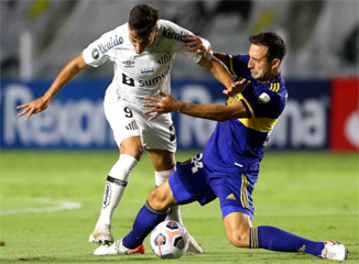Santos (Brasil) 1 - Boca Juniors 0 - Copa Libertadores 2021 
