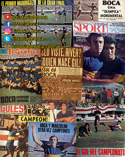 14 de diciembre de 1969: Boca campeón en el Monumental 