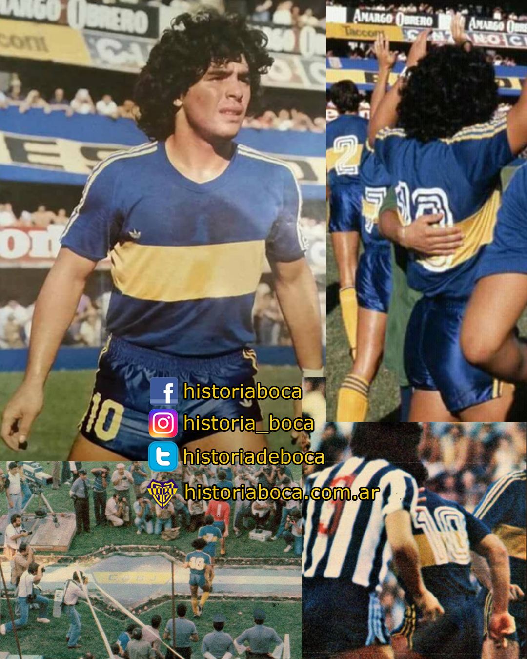 Las variaciones en la camiseta de 1981 - Historia Boca Juniors