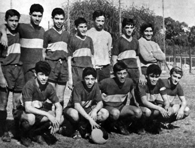 El primer equipo juvenil en jugar oficialmente en La Candela